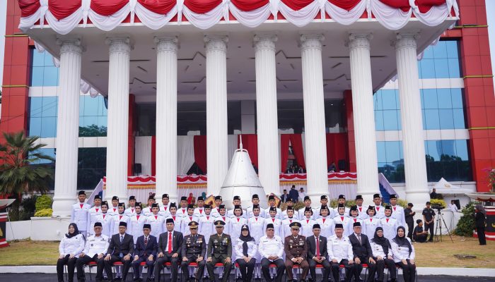 ‎Peringatan HUT Ke-81 RI di Lingkungan Pemkot Bandar Lampung Berlangsung Meriah