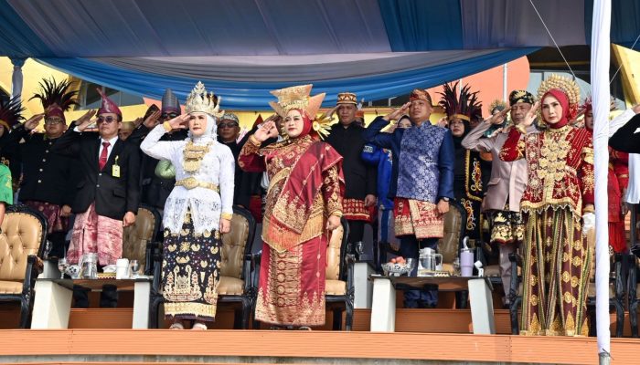 Usai Merah Putih Diturunkan, Warna Budaya Nusantara Menghiasi Menara Siger