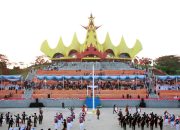 Dari Merah Putih ke Layar Digital, Kreativitas Kemerdekaan Bergema di Menara Siger