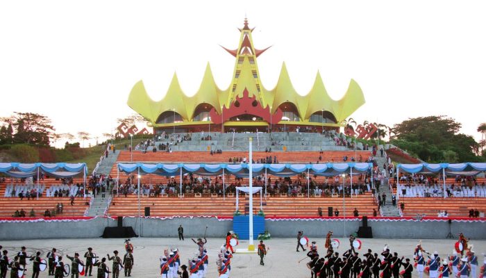Dari Merah Putih ke Layar Digital, Kreativitas Kemerdekaan Bergema di Menara Siger