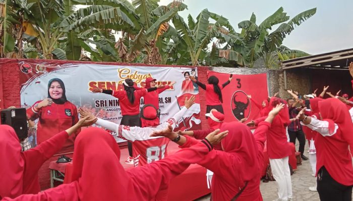 Meriahkan HUT ke-81 RI, Sri Ningsih Gelar Senam SICITA