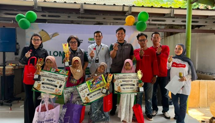 Pegadaian Area Lampung Gelar Lomba Mewarnai, Diikuti 150 Anak TK dan SD