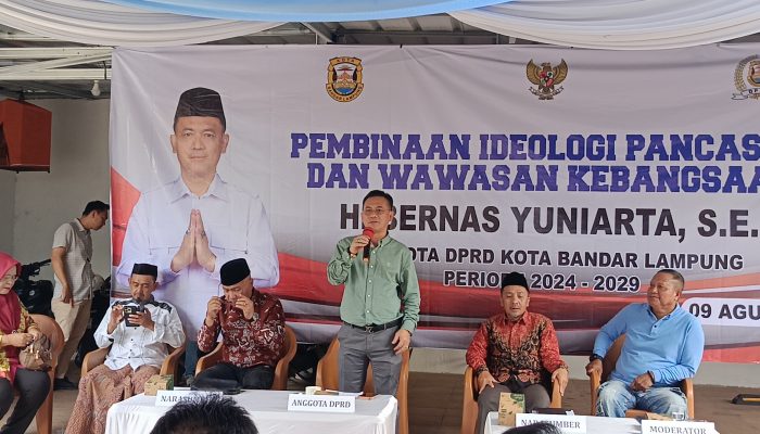 Bernas Yuniarta Ajak Warga Perkuat Nilai Pancasila dan Wawasan Kebangsaan