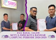 Dua Bakal Calon Berebut Kursi Ketua SMSI Bandar Lampung Periode 2026-2029