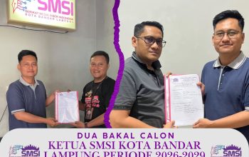 Dua Bakal Calon Berebut Kursi Ketua SMSI Bandar Lampung Periode 2026-2029