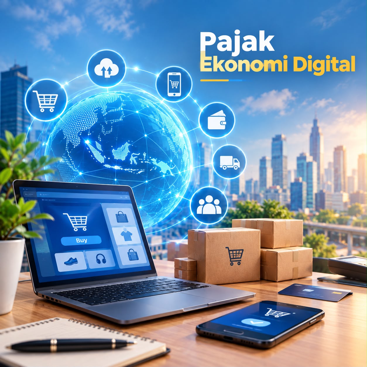 DJP Catat Penerimaan Pajak Ekonomi Digital Rp57,23 Triliun