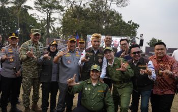 Kemah Bhakti Satya Linmas dan Pengukuhan Organisasi Aslinmas Serta Abpednas Digelar Di Bandar Lampung