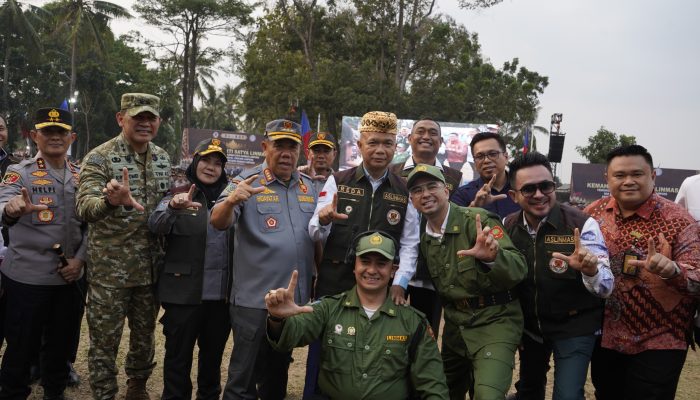 Kemah Bhakti Satya Linmas dan Pengukuhan Organisasi Aslinmas Serta Abpednas Digelar Di Bandar Lampung