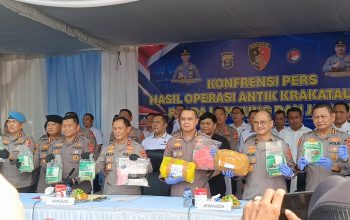 Ops Antik Krakatau 2026, Polda Lampung Ungkap 379 Kasus Narkoba dan Sita 85,9 Kilogram Sabu