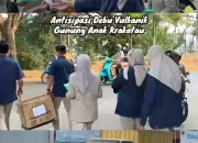 Pegadaian Area Lampung Bagikan Masker dan Obat Tetes Mata Antisipasi Debu Vulkanik