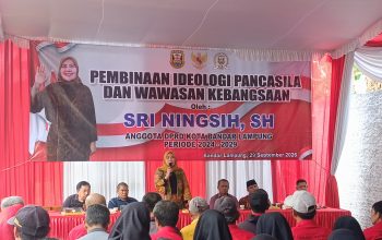 Sri Ningsih Gelar Pembinaan Ideologi Pancasila dan Wawasan Kebangsaan di Sukarame