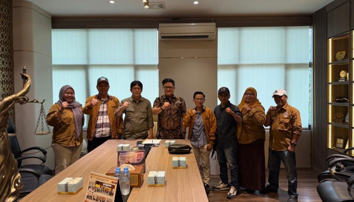 Ketua DPRD Provinsi Lampung Terima Audiensi Taring, Bahas Sinergi dan Kemerdekaan Pers