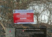 Lahan Perkebunan PT SIL Disegel DLH Lampung, Ini Alasannya