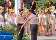 Polda Lampung Gelar Upacara Serah Terima Pataka, Sambut Kapolda Baru
