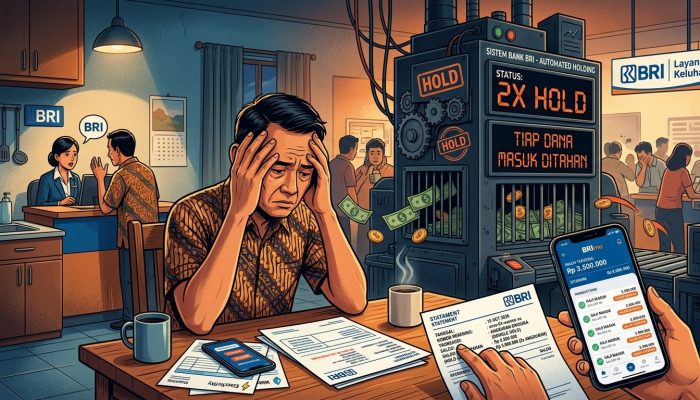 Darurat Finansial: Sistem “Vampire” BRI Lampung, Saldo Briguna Double Hold Kini Disikat Lagi Tiada Henti Setiap Ada Dana Masuk