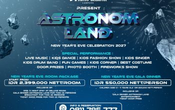 Swiss-Belhotel Lampung Hadirkan Astronom Land untuk Sambut Tahun Baru 2027