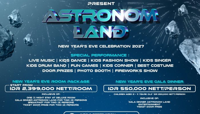 Swiss-Belhotel Lampung Hadirkan Astronom Land untuk Sambut Tahun Baru 2027